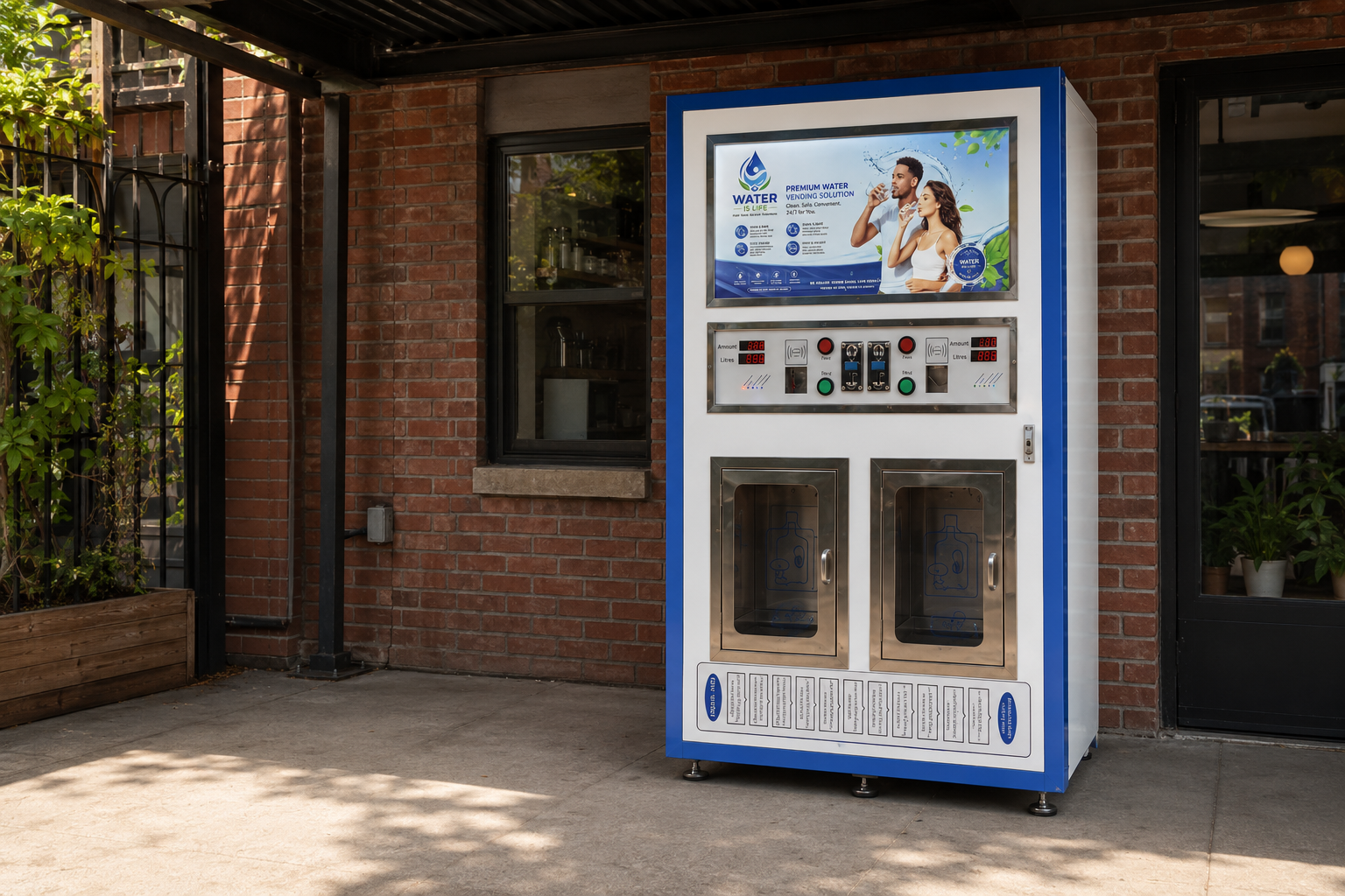 Water Is Life self-service refill station
